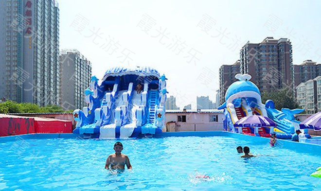 南京大型充气游泳池